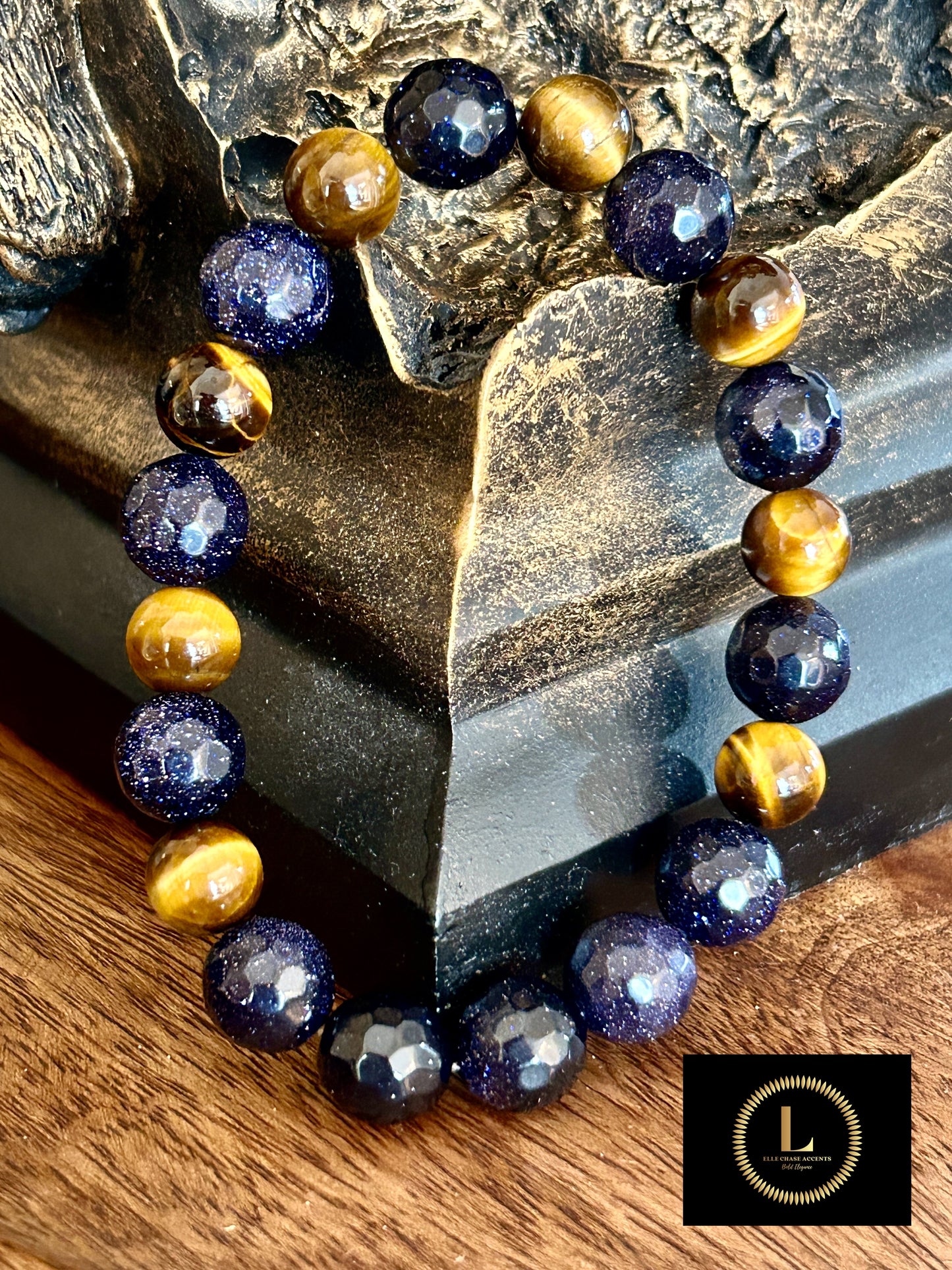 Blue Goldstone and Tigers Eye